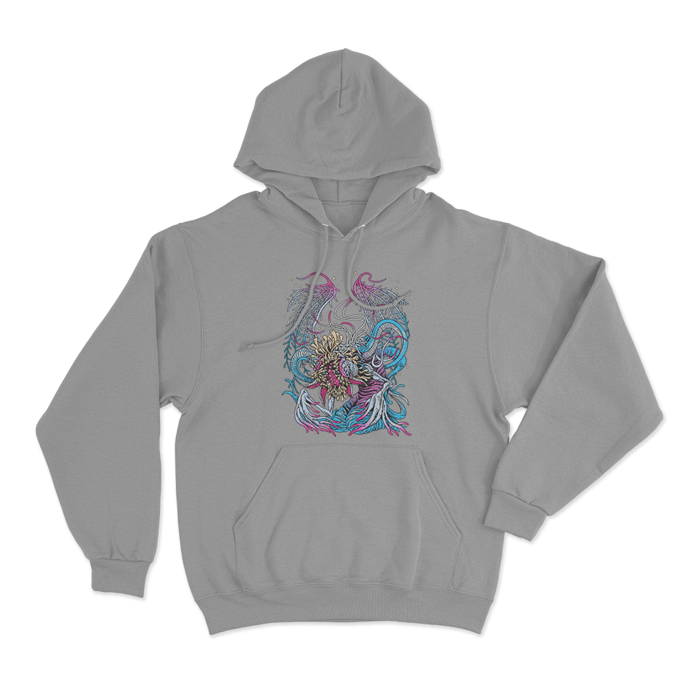 Bloodborne Daughter Of The Cosmos Unisex Hoodie Grey Bloodborne Daughter Of The Cosmos Unisex Hoodie Grey