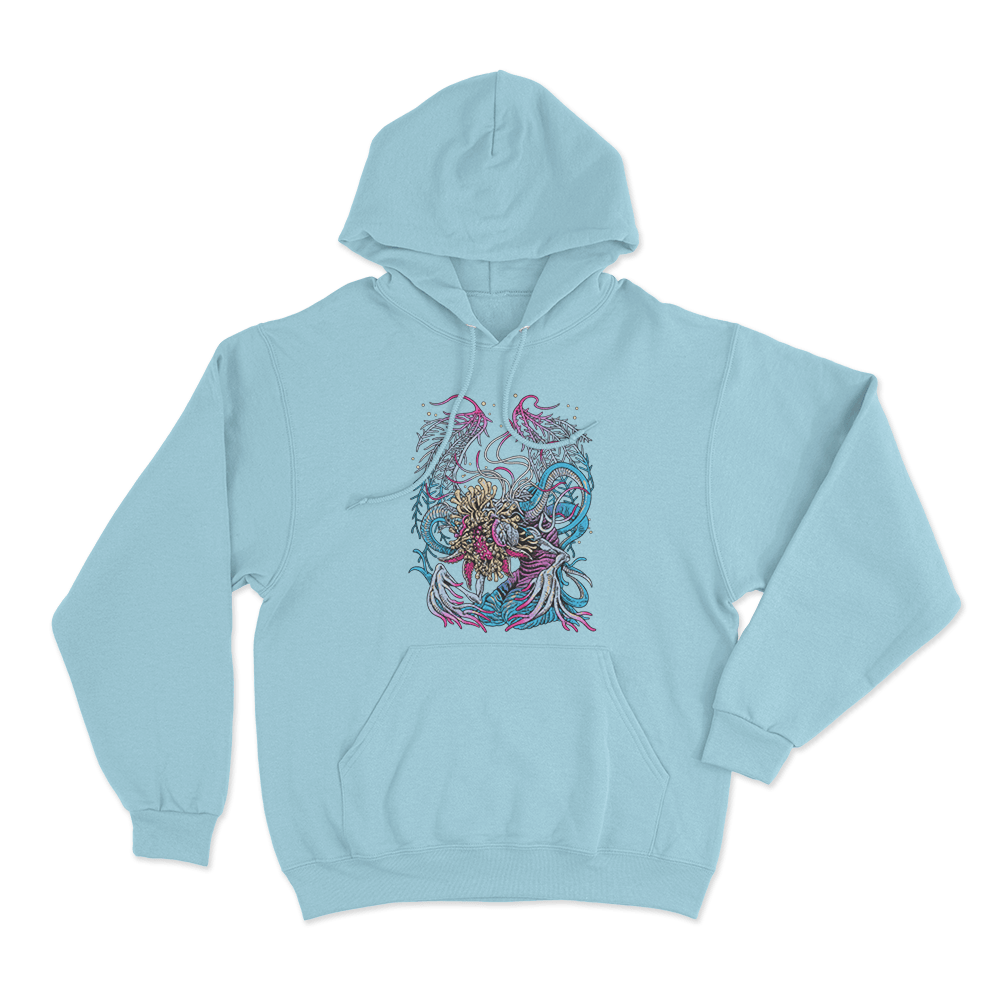 Bloodborne Daughter Of The Cosmos Unisex Hoodie Sky Blue Bloodborne Daughter Of The Cosmos Unisex Hoodie Sky Blue
