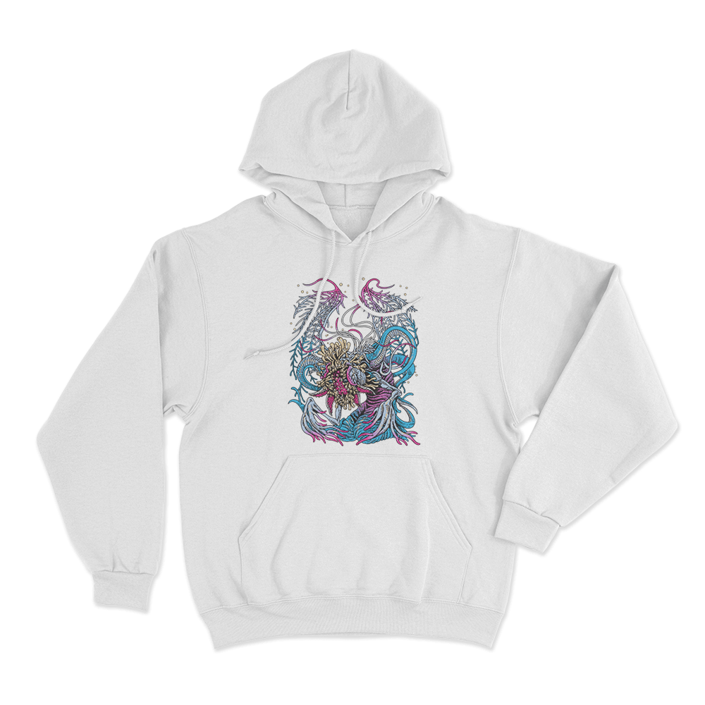 Bloodborne Daughter Of The Cosmos Unisex Hoodie White Bloodborne Daughter Of The Cosmos Unisex Hoodie White