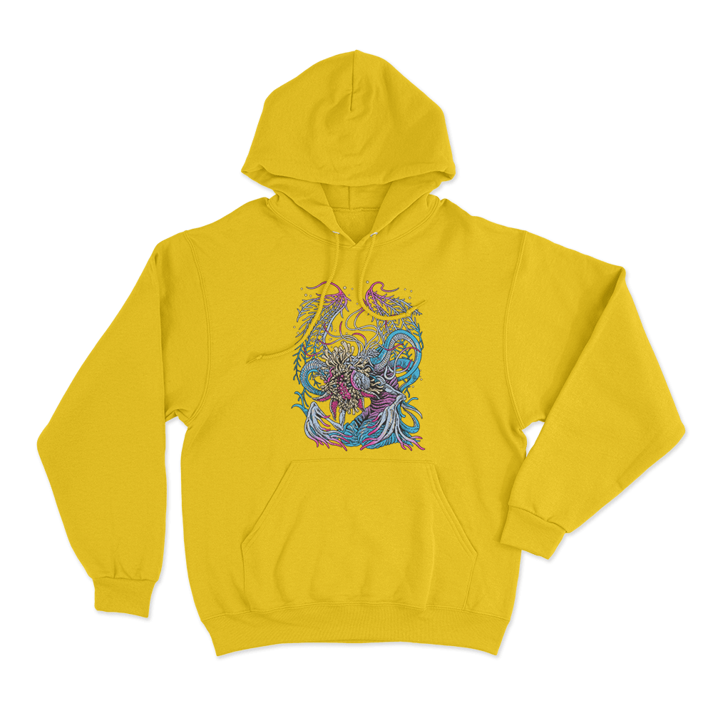 Bloodborne Daughter Of The Cosmos Unisex Hoodie Yellow Bloodborne Daughter Of The Cosmos Unisex Hoodie Yellow