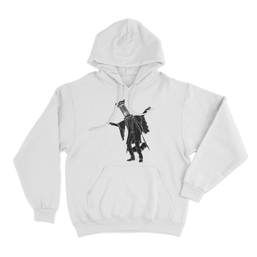 Bloodborne Micolash Host Of The Nightmare Unisex Hoodie White Bloodborne Micolash Host Of The Nightmare Unisex Hoodie White
