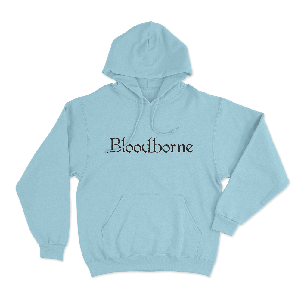 Bloodborne Unisex Hoodie Sky Blue Bloodborne Unisex Hoodie Sky Blue