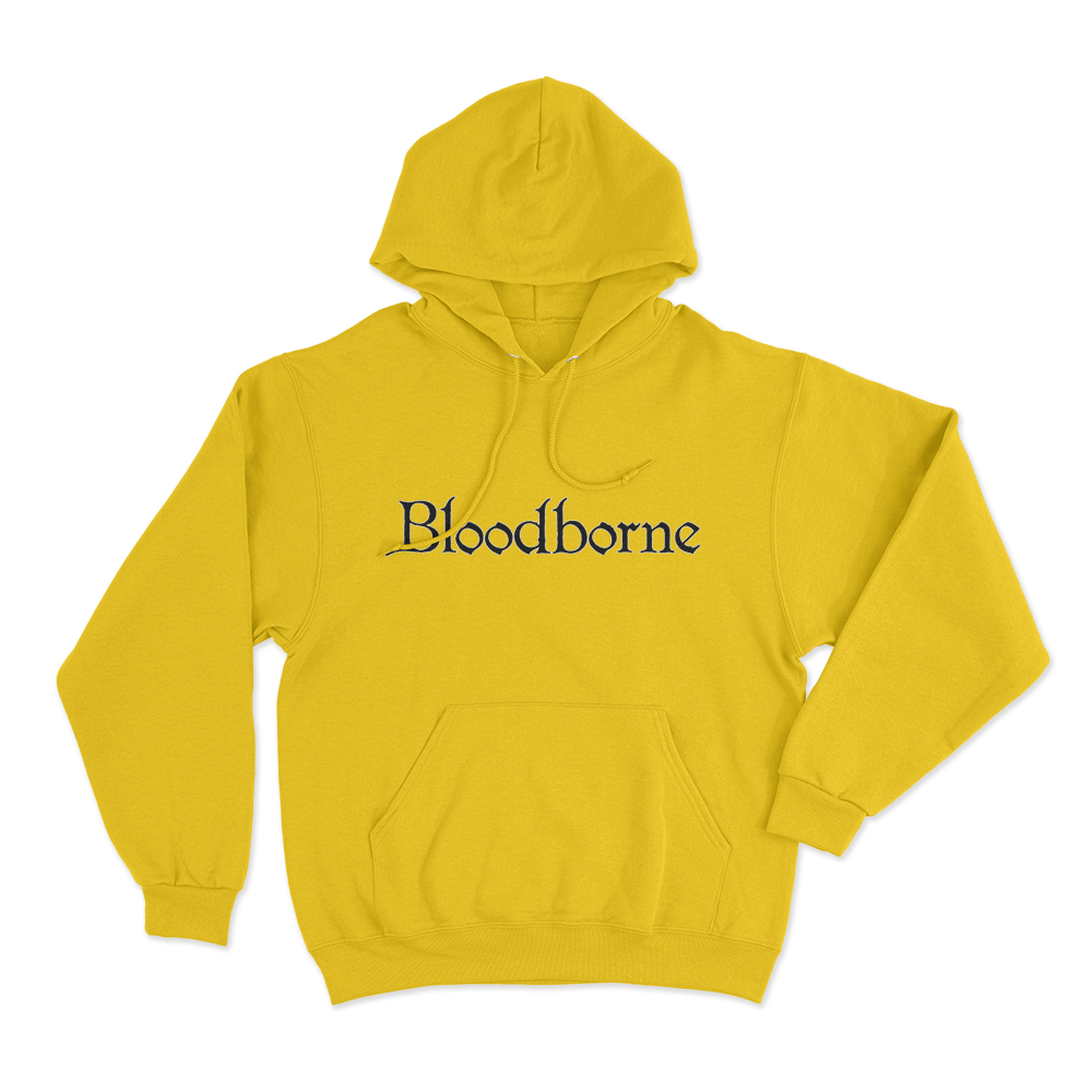 Bloodborne Unisex Hoodie Yellow Bloodborne Unisex Hoodie Yellow